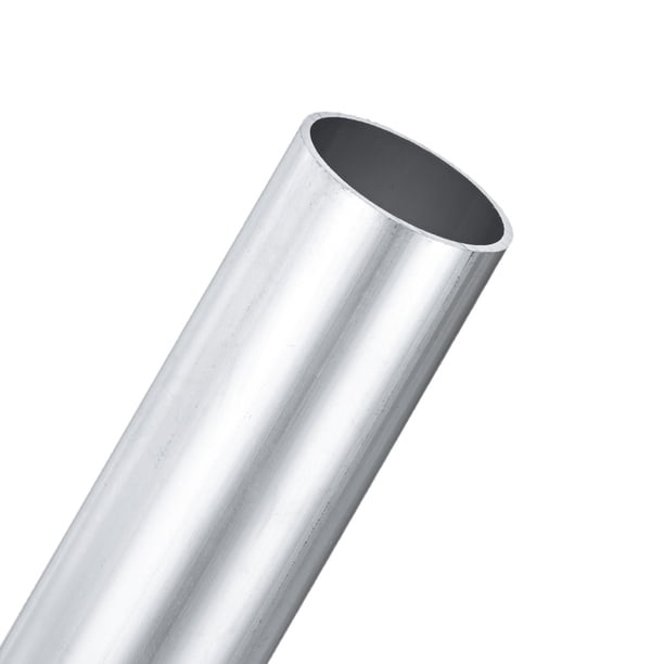 Tubo redondo de aluminio 6063 de 1 paquete, 32mmx35mm(IDxOD) 100mm de longitud
