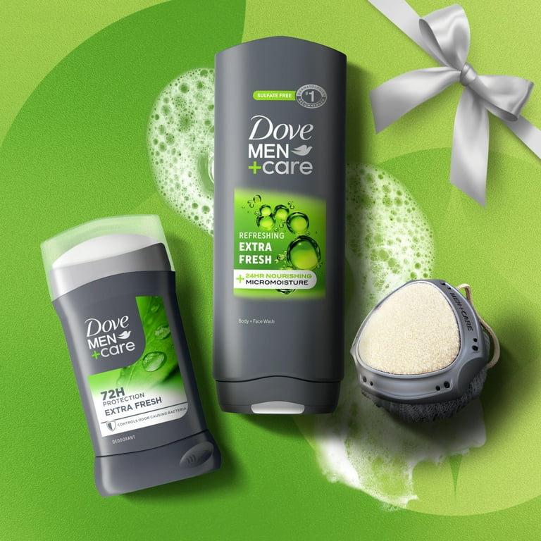 Dove Men+Care Holiday Gift Set: Extra Fresh Body & Face Wash