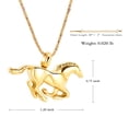 thumbnail image 2 of Horse Cremation Pendant Small Urns For Ashes Keepsake Urn Necklace, 2 of 5