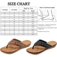thumbnail image 4 of Ablanczoom Womens Thong Sandals: Arch Support Flip Flops Women Beach Shoes, 4 of 8
