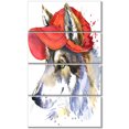 thumbnail image 2 of Wolf avec Illustration de Chapeau Rouge - Art Mural sur Toile Animal, 2 of 3