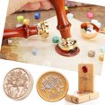 thumbnail image 1 of Estampilla Rose Garden Retro Seal Wax Stamp Head Fire Paint para invitaciones (MGY13), 1 of 5