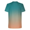 thumbnail image 5 of EOYWHK Big and Tall Athletic T-Shirts for Men Casual Basic Tees Muscle Fit Gradient Color Short Sleeve Workout Gym Basketball Shirts Clearance,M-5XL, 5 of 5