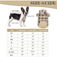 thumbnail image 2 of Sudadera Con Capucha A Cuadros Para Perro Expawlorer, Est..., 2 of 7