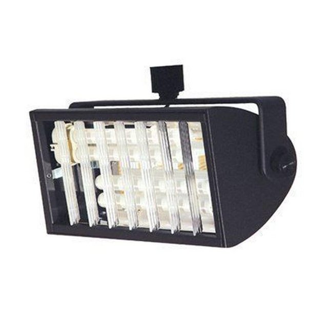 Luminaria Cal HT-230-BK con dos vías de iluminación, color negro, 13 cm
