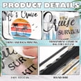 thumbnail image 4 of Bolsas de maquillaje Cunno Cruise, PVC transparente, impermeables, 6 unidades, 4 of 6