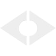 thumbnail image 4 of 10"W x 6 5/8"H x 3"ID x 3 1/2"C x 1"P Diamond Architectural Grade PVC Contemporary Ceiling Medallion, Two Piece, 4 of 11