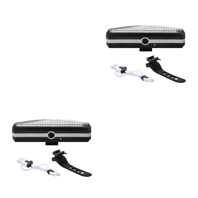 sweethay Luz trasera para bicicleta, resistente al agua, LED, lámpara trasera, luz de advertencia montada en tija de sillín de ciclismo nocturno, Type2 NO2 sweethay CBP167505