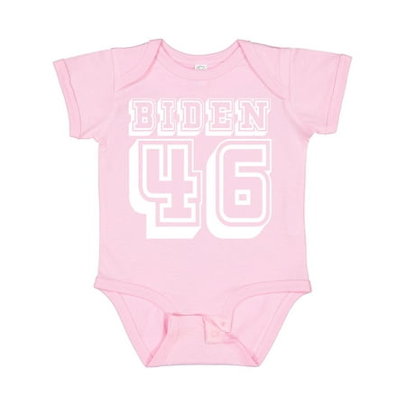 

Inktastic Biden 46 Voting 2020 in Black Text Gift Baby Boy or Baby Girl Bodysuit