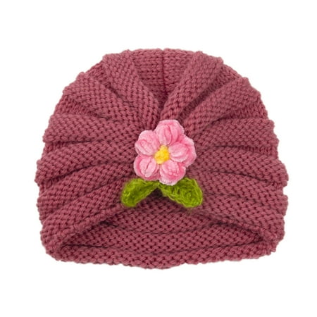 

BIZIZA Baby Hats Toddler Knitted Cute Beanie Knitted Caps Cartoon Print for 6M-3Y Child Watermelon Red One size