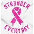 thumbnail image 2 of Breast Cancer Stronger Everyday Zip Hoodie Sweatshirt Women Brisco Brands S, 2 of 6