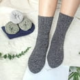 thumbnail image 5 of QWZNDZGR Womens Thick Warm Wool Socks, 5 Pack Casual Crew Cozy Thermal Winter Socks for Gifts, 5 of 5