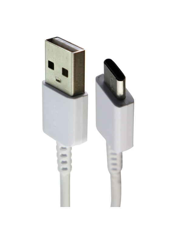 Restored Samsung (1m/3.3-Ft) USB-A to USB-C Charge and Sync Cable - White (EP-DT725BWZ) (Refurbished)