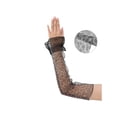 thumbnail image 3 of INSPIRE CHIC Women's Long Polka Point Bowknot Lace Pleated Gloves Fashion Fingerness Arm Sleeves for Female Vintage Opera Dance Party Leopard Print, 3 of 6