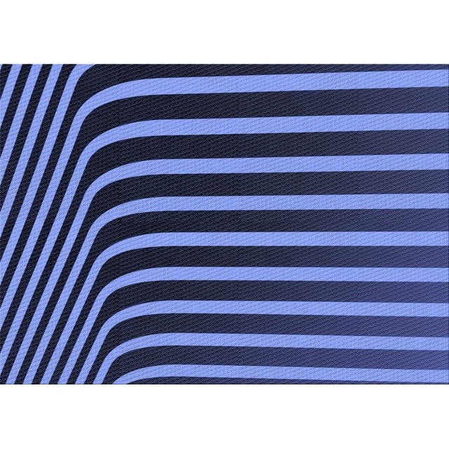 Ahgly Tapis Rectangulaire Lavable en Machine Intérieur Transitionnel Bleu Ciel, 7 Pieds x 10 Pieds