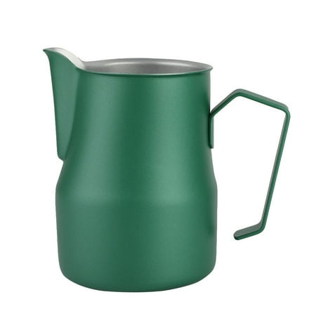 

750ml Green Latte Pitcher Jug Perfect for Coffee Shops Stainless Steel Milk Frothing Cup for Coffee Art