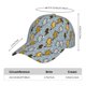 thumbnail image 2 of Fotbe Lightning Bolts Gorro Clásico de Béisbol, Gorra Ajustable con Broche Snapback, Gorro de Exterior de Algodón Suave, 2 of 6