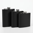 thumbnail image 2 of Petaca Elegante Baoblaze Negro Acero Inoxidable 6 7 8 Oz Mate U para Vino Portátil, 2 of 8