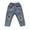 Blue, variant on Jamsmile Toddler Girls Denim Pants For Outdoor Casual Leopard Print Ripped Jeans Sports Comfortable For Spring Autumn