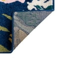 thumbnail image 7 of Unique Loom Bloom Collection Area Rug - Hyacinth (2' 7" x 12' Runner Navy Blue/Light Blue), 7 of 7