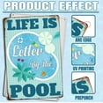 thumbnail image 2 of Life Is Better By The Pool Swimming Pool Tin Sign Decorations Pool Metal Sign Outdoor Decor for Beach Home Bar Pool Deck Backyard Fence Walls 12X 8 Inches, 2 of 7