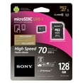 thumbnail image 2 of Sony SRG1UY2A/TQ 128GB Class 10 UHS-1 Micro SDXC 70MB/s Memory Card, 2 of 2