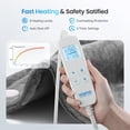 thumbnail image 5 of RENPHO Weighted Heating Pad for Neck and Shoulder, FSA HSA Eligible, 24"x33", Gray, 5 of 9