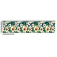 thumbnail image 3 of Ambesonne Floral Fabric by the Yard Upholstery, Waterlily Leaves Art Summer, 3 Yards, Fern Green Peach Teal, 3 of 5