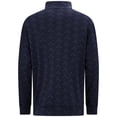thumbnail image 3 of Men's Levelwear Navy Edmonton Oilers Chameleon Quarter-Zip Sweatshirt, 3 of 3