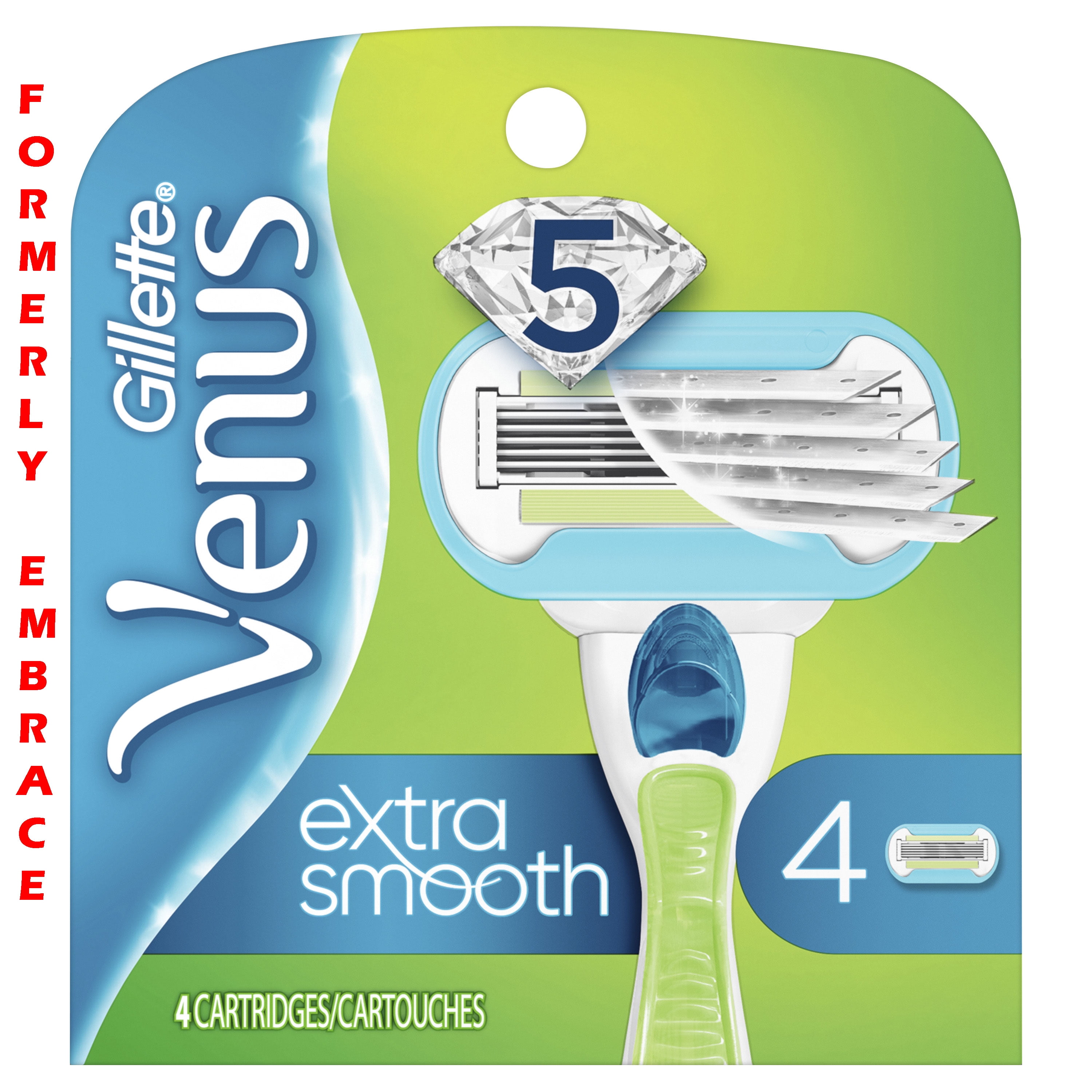 Gillette Venus Embrace Cartridges 4 Each