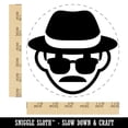 thumbnail image 2 of Occupation Detective Private Investigator Icon Self-Inking Rubber Stamp Ink Stamper - Blue Ink - Large 1-1/2 Inch, 2 of 7