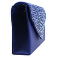 thumbnail image 3 of Women Envelope Bag Rectangular Hasp Rhinestone Stylish Rectangular Women Woman Envelope Fashionable Business Party Bridal Handbag Birthday Gift Blue, 3 of 9