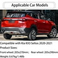 thumbnail image 2 of Car Fenders Fit For Kia KX3 Seltos 2020-2021, Mud Flaps Splash Guards, Front And Rear 4 Pieces Car Mudguards Wheel & Tire Mud Flaps-Black, 2 of 6