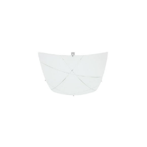 Luminario Plafón Techo Vidrio Mate Decorado 30CM Maxxi Maxxi MX-PF7003/CH/LED60