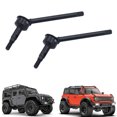 thumbnail image 3 of mmirethe Professional And Precise Front Rear Axle Shafts For 1/18 RC Crawler TRX4M Black, 3 of 6
