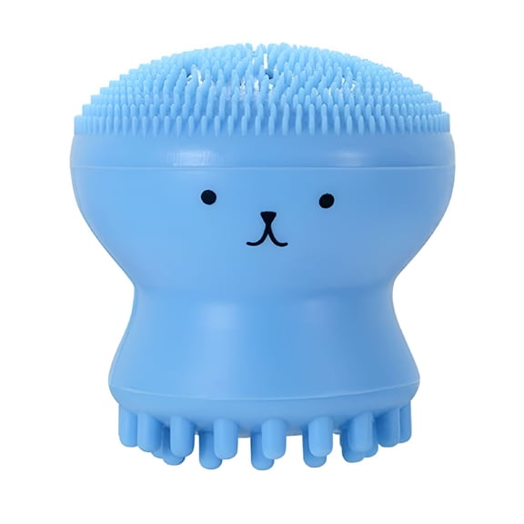 ACDANC 2026 New Silicone Face Scrubber for Men Facial Cleansing Brush Silicone Face Wash Brush Manual Waterproof Cleansing Skin Care Face Brushes for Cleansing and Exfoliating, Blue