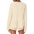 thumbnail image 2 of The Drop Womens Alice Crew-Neck Back-Slit Ribbed Pullover Sweaterpullover-Sweaters, 2 of 6