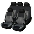 thumbnail image 2 of Juego completo de fundas para asientos de coche, asiento delantero dividido, asiento trasero, universal, de tela, para SUV, sedán, furgonetas, fundas interiores para automóviles, 2 of 4