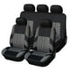 thumbnail image 2 of Juego completo de fundas para asientos de coche, asiento delantero dividido, asiento trasero, universal, de tela, para SUV, sedán, furgonetas, fundas interiores para automóviles, 2 of 5