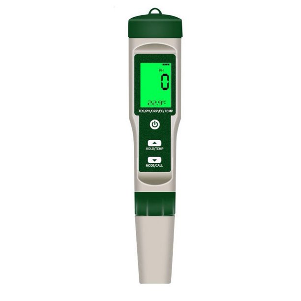 Bulayut 10IN1 H2/Temp/ORP/EC/TDS/Salt/S.G/PH/㏁ Resistivity/Fertility Meter Water Ph Analysis