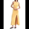 thumbnail image 3 of Vestido Elegante, Versátil, Ajustado, Sin Mangas, para Mujer, de Verano y Otoño Amarillo M, 3 of 10