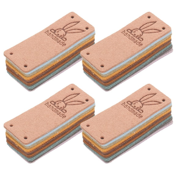 GAXIRE 50Pcs Handmade Label Tags for Coats and Sweaters 1.97X0.79X0.08in