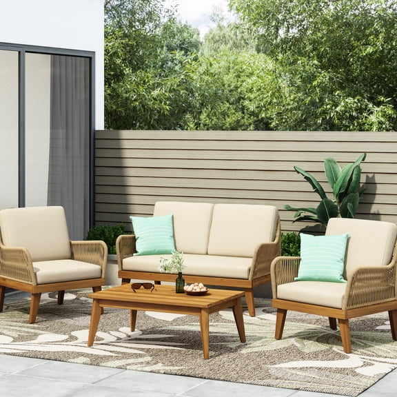 Teak - Toned Furniture - Exotic Outdoor Style - Outdoor Tea Time / Elevates Outdoor Experience