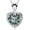F1-Malachite cat locket only, variant on SOULMEET Heart Shaped Lucky Elephant/Koala Bear/Panda/Otter/Cat/Wolf Locket Necklace That Holds 1 or 2 Pictures Photo Sterling Silver Personalized Locket