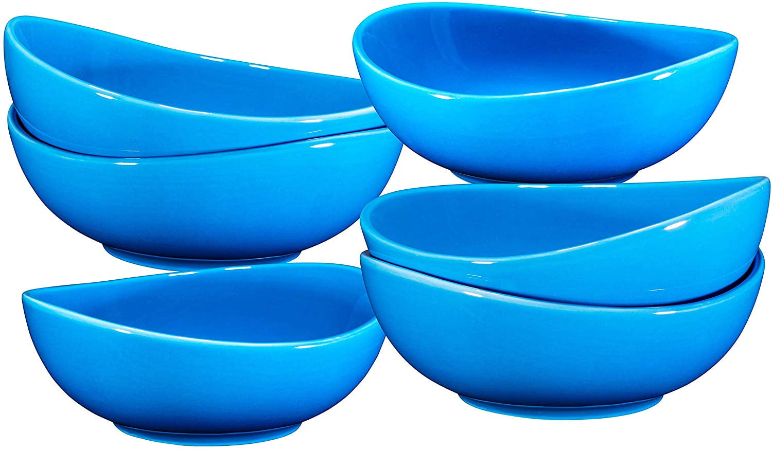 Bruntmor Porcelain Dessert Bowls Set 18 Oz Durable Nontoxic Ceramic