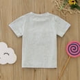 thumbnail image 5 of YuYuBao Toddler Boys Tshirts Summer Short Sleeve 1st Birthday Letter Embroidery T-Shirts Kids Boys Girls Gift Tops, 5 of 5