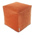 thumbnail image 3 of Majestic Home Goods Villa Indoor Ottoman Pouf Cube, 3 of 5