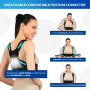 Aofit Posture Corrector for Women and Men, Breathable Back Brace, Adjustable Posture Corrector for Back