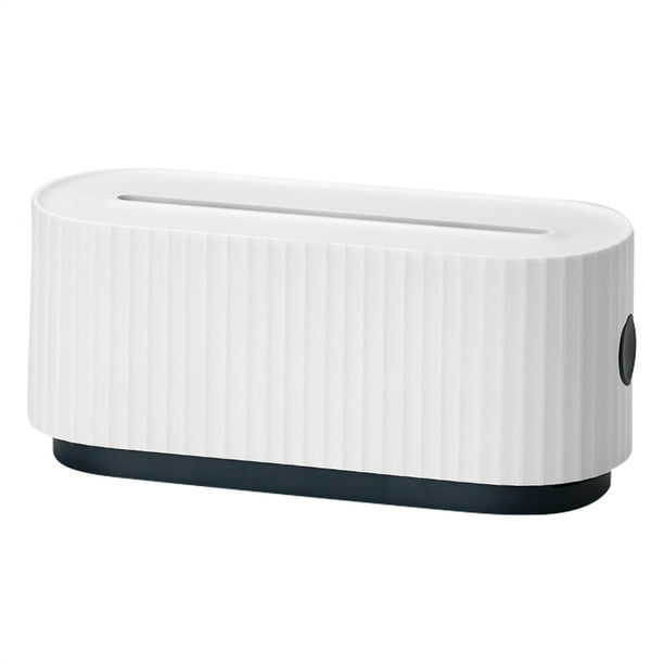 Caja de gestión de cables con organizador de cables de escritorio con tapa para soporte de teléfono Genérico Organizador de gestión