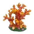 thumbnail image 3 of Fzaqwen Artificial Coral Figurine Sculpture Accessory Home Decor Versatile Creative Fish orange, 3 of 9